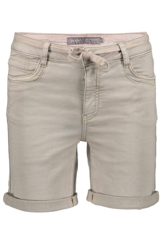 DENIM SHORT MET STRETCH 51321 10 000720 SAND
